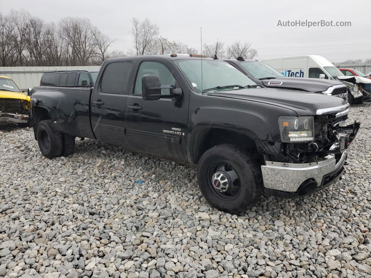 2008 Gmc Sierra K3500 Black vin: 1GTJK33658F199572