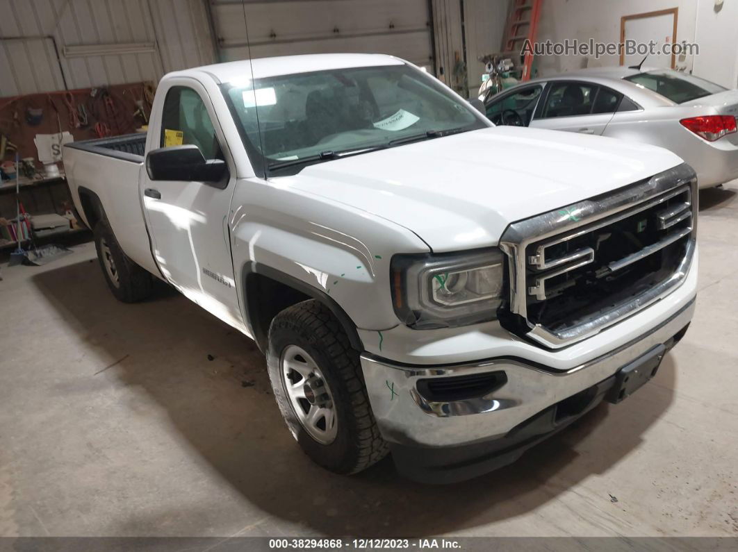 2016 Gmc Sierra 1500   White vin: 1GTN1LEC1GZ902671