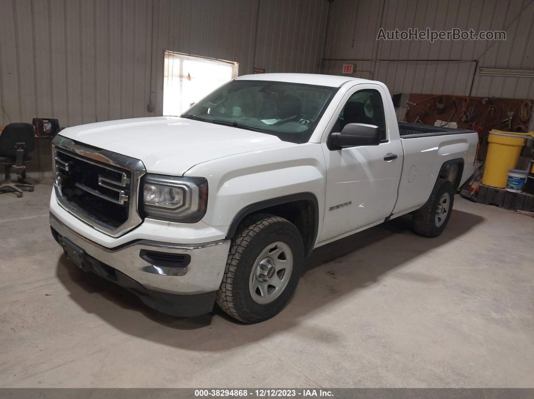 2016 Gmc Sierra 1500   White vin: 1GTN1LEC1GZ902671