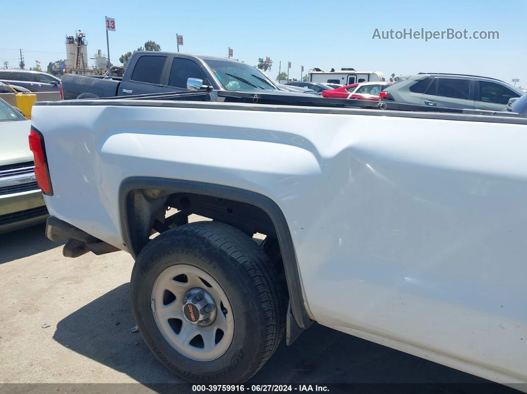 2016 Gmc Sierra 1500   White vin: 1GTN1LEC2GZ901237