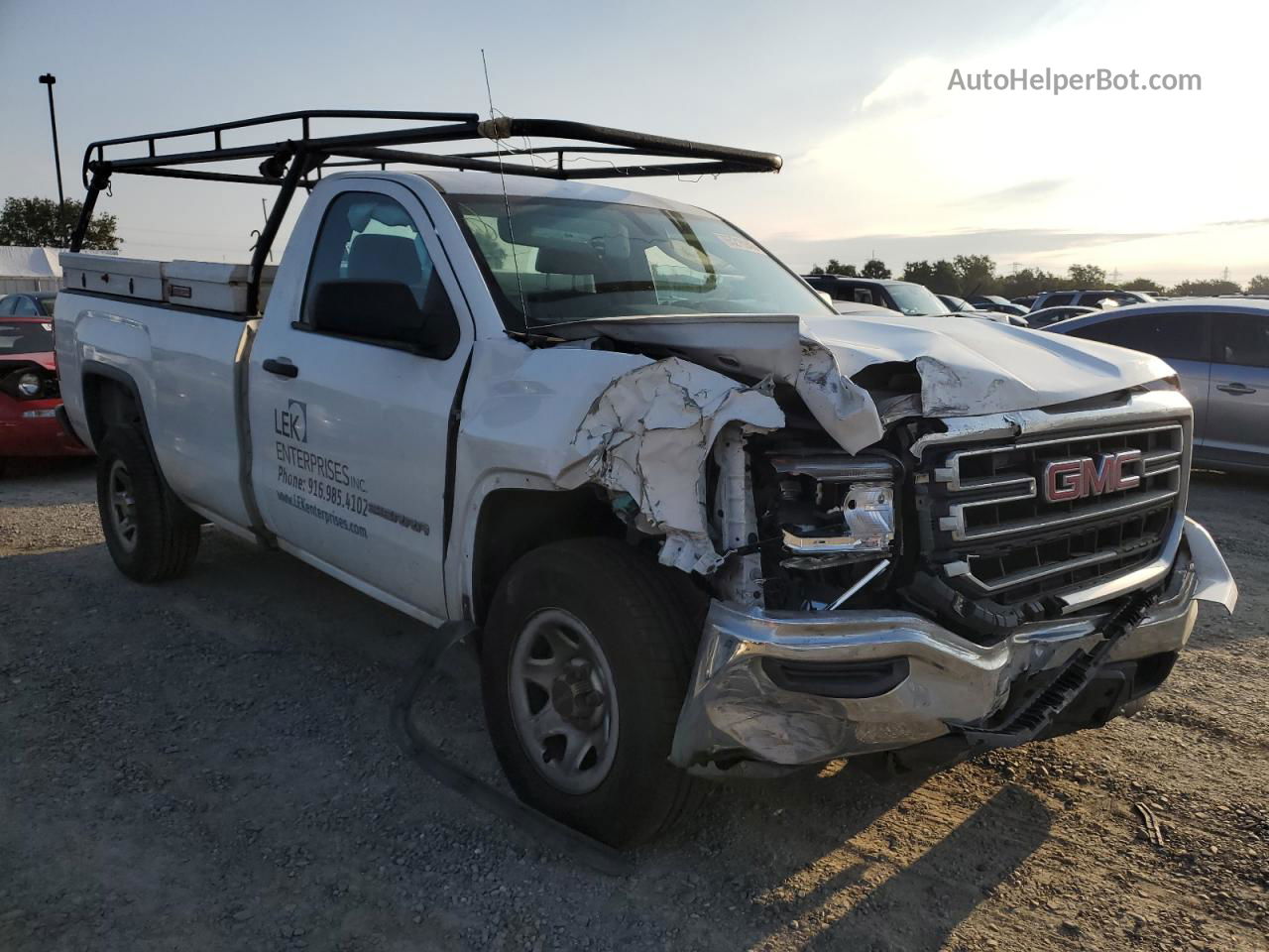 2016 Gmc Sierra C1500 White vin: 1GTN1LEC2GZ902226