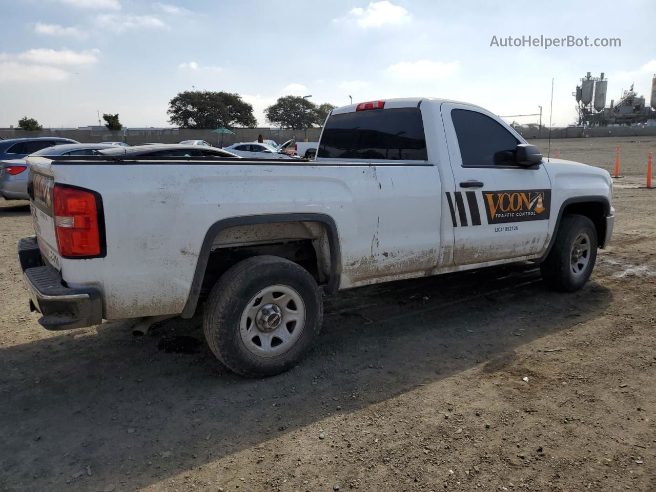 2016 Gmc Sierra C1500 White vin: 1GTN1LEC2GZ902436