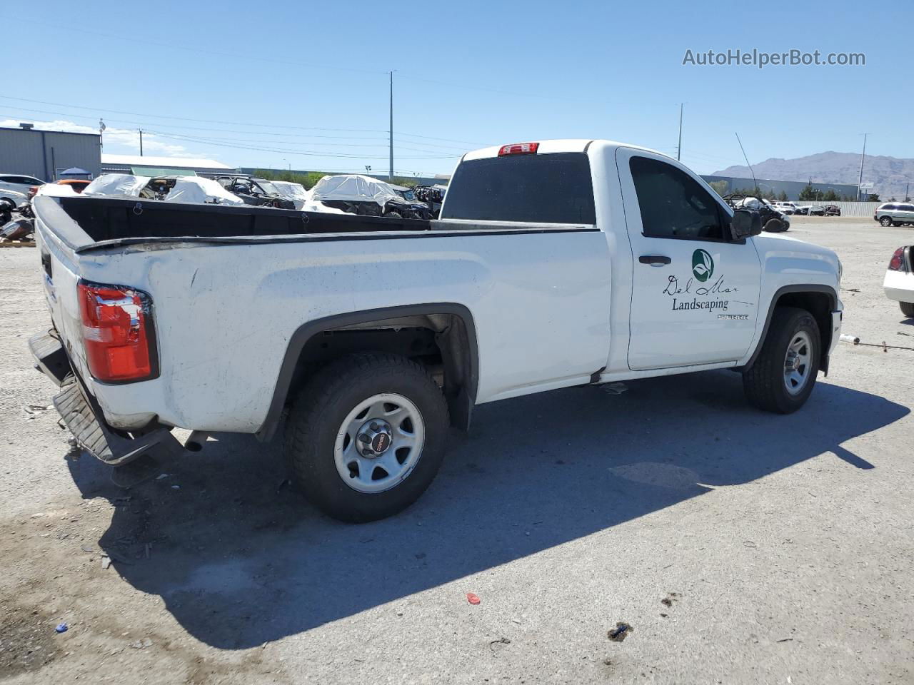 2016 Gmc Sierra C1500 White vin: 1GTN1LEC2GZ904042