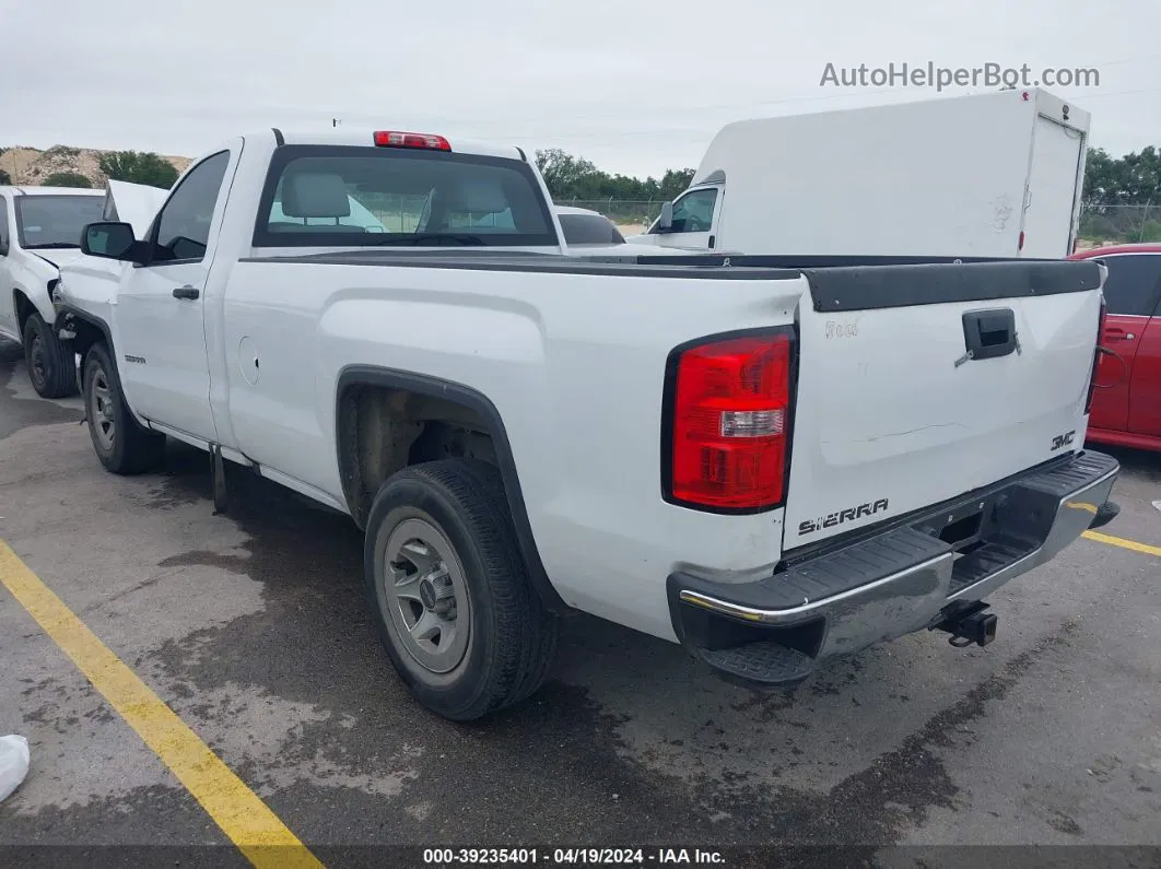 2016 Gmc Sierra 1500   White vin: 1GTN1LEC4GZ905015