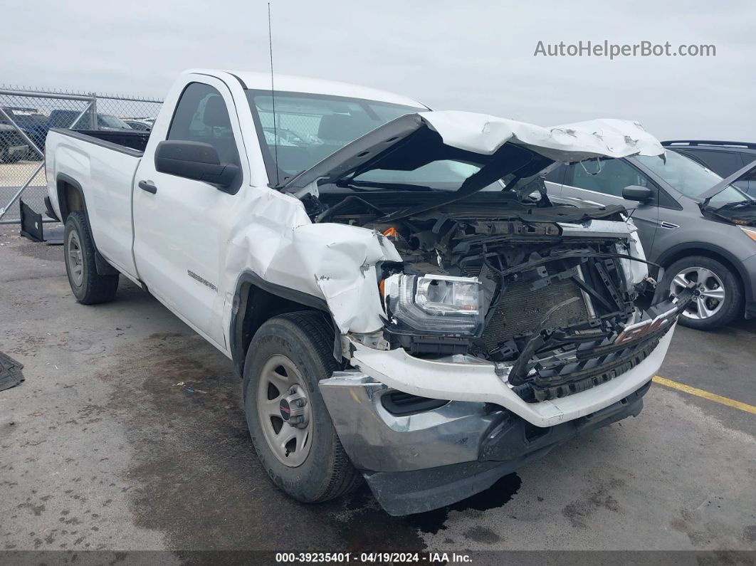 2016 Gmc Sierra 1500   White vin: 1GTN1LEC4GZ905015