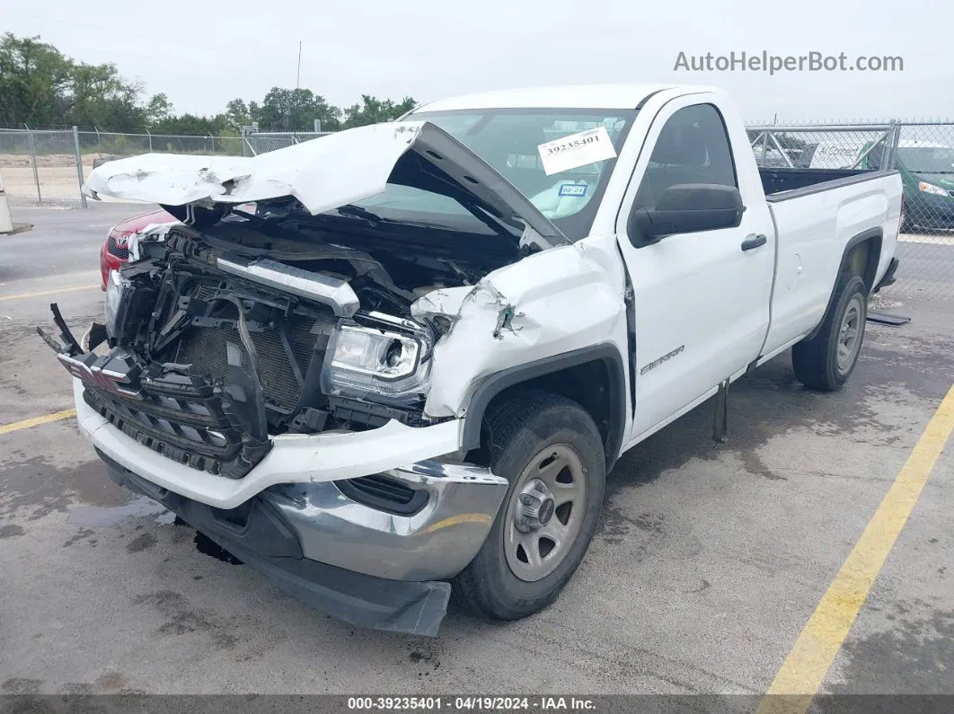 2016 Gmc Sierra 1500   White vin: 1GTN1LEC4GZ905015