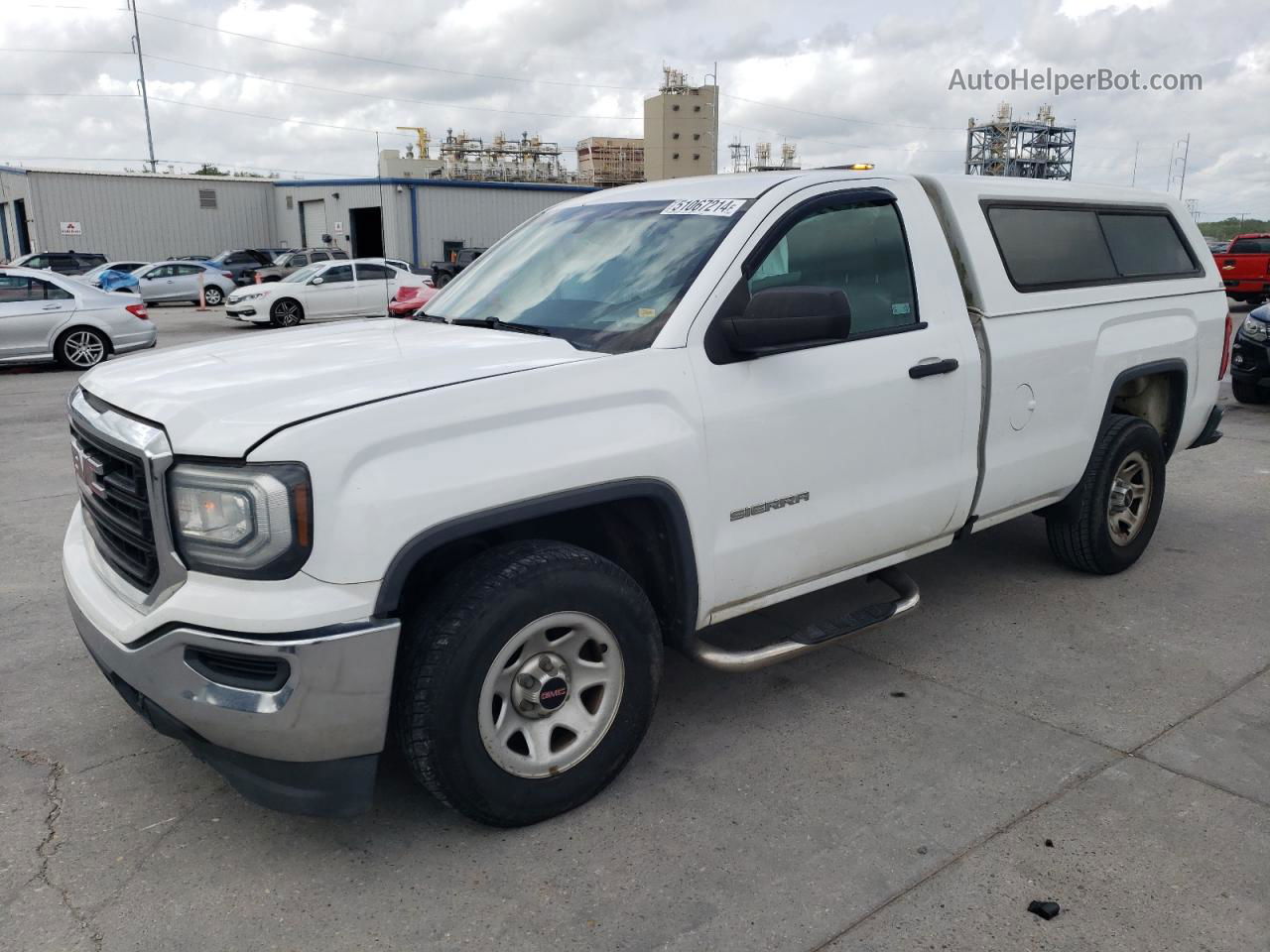 2016 Gmc Sierra C1500 White vin: 1GTN1LEC5GZ136458