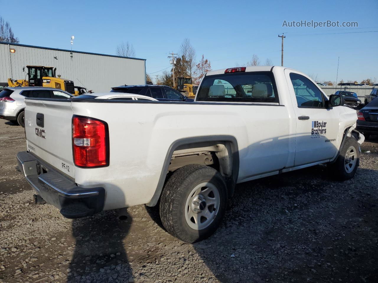 2016 Gmc Sierra C1500 White vin: 1GTN1LEC5GZ904732