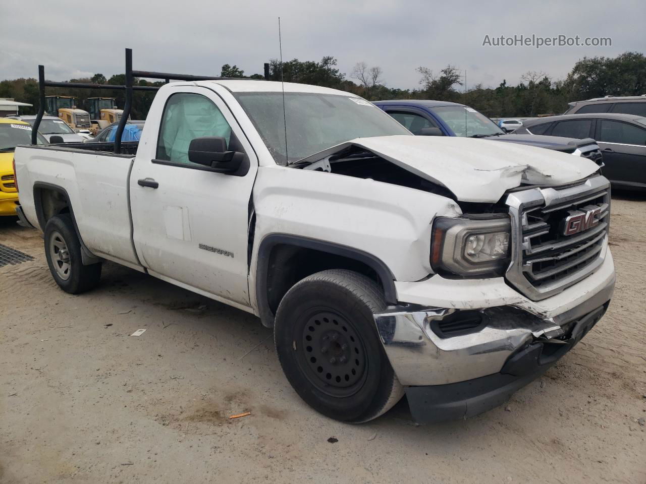 2016 Gmc Sierra C1500 White vin: 1GTN1LEC7GZ900990