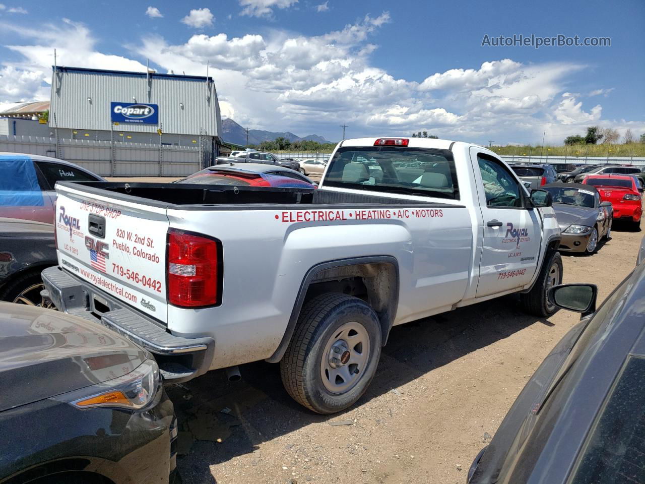 2016 Gmc Sierra C1500 White vin: 1GTN1LEC8GZ903851