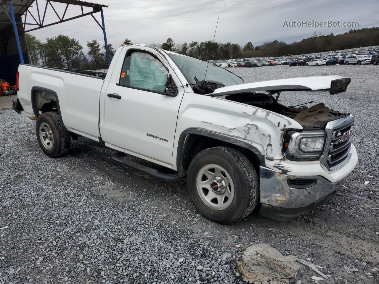 2016 Gmc Sierra C1500 Белый vin: 1GTN1LECXGZ903656