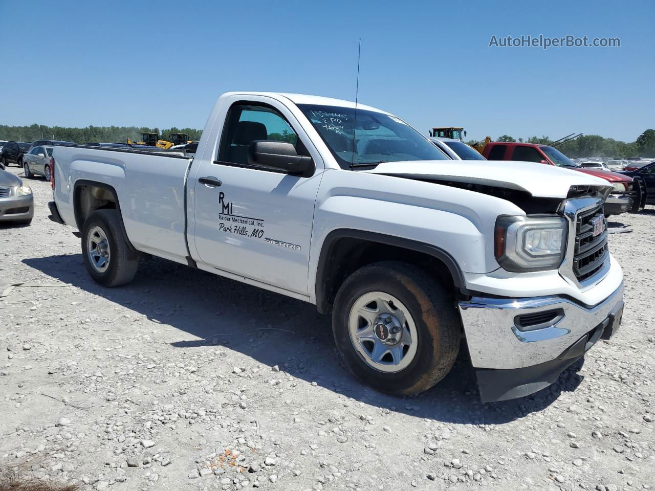 2016 Gmc Sierra C1500 Белый vin: 1GTN1LEH5GZ337451