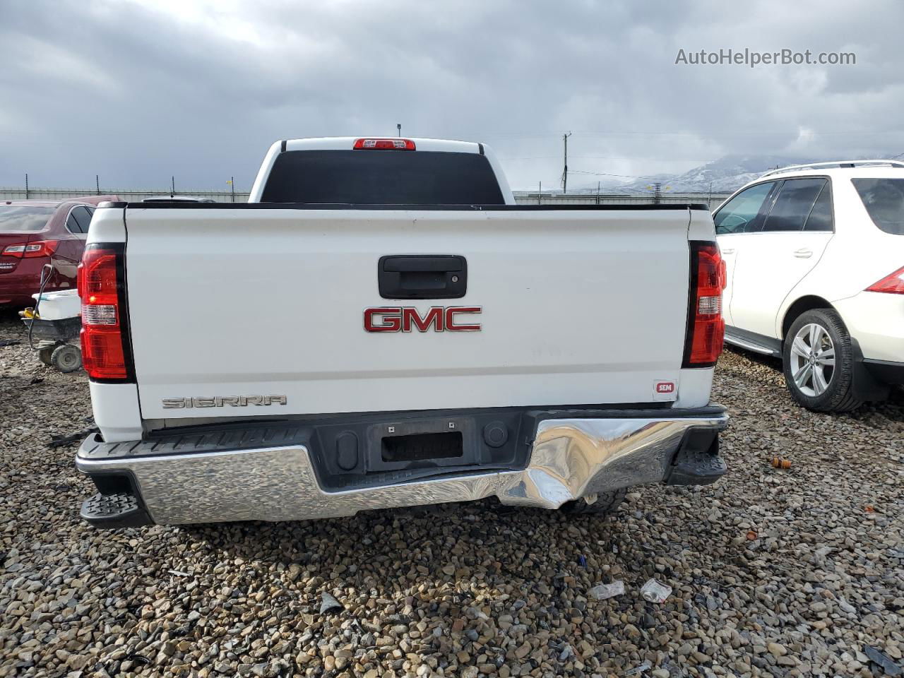 2016 Gmc Sierra C1500 White vin: 1GTN1LEH6GZ110155