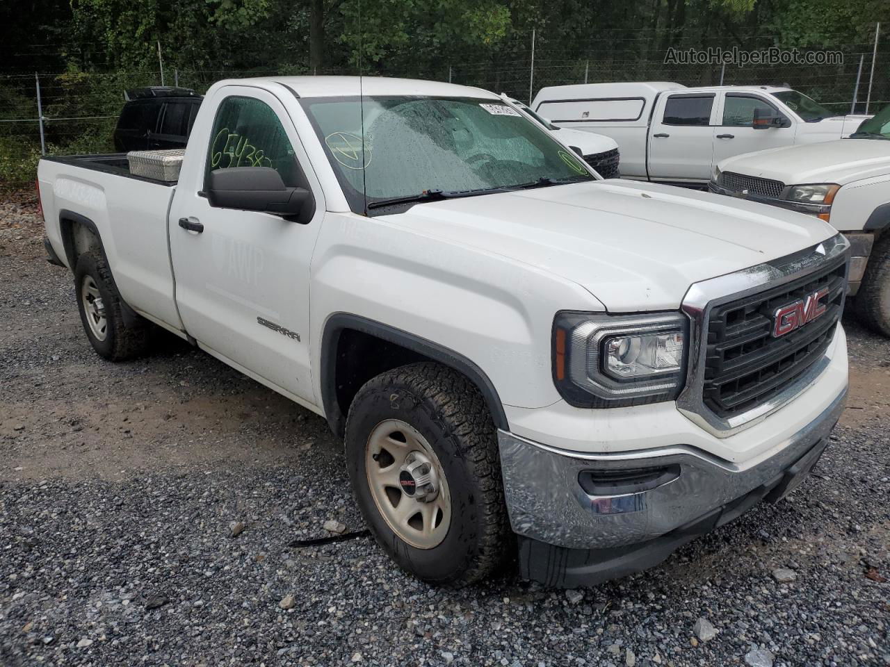 2016 Gmc Sierra C1500 White vin: 1GTN1LEH7GZ222477