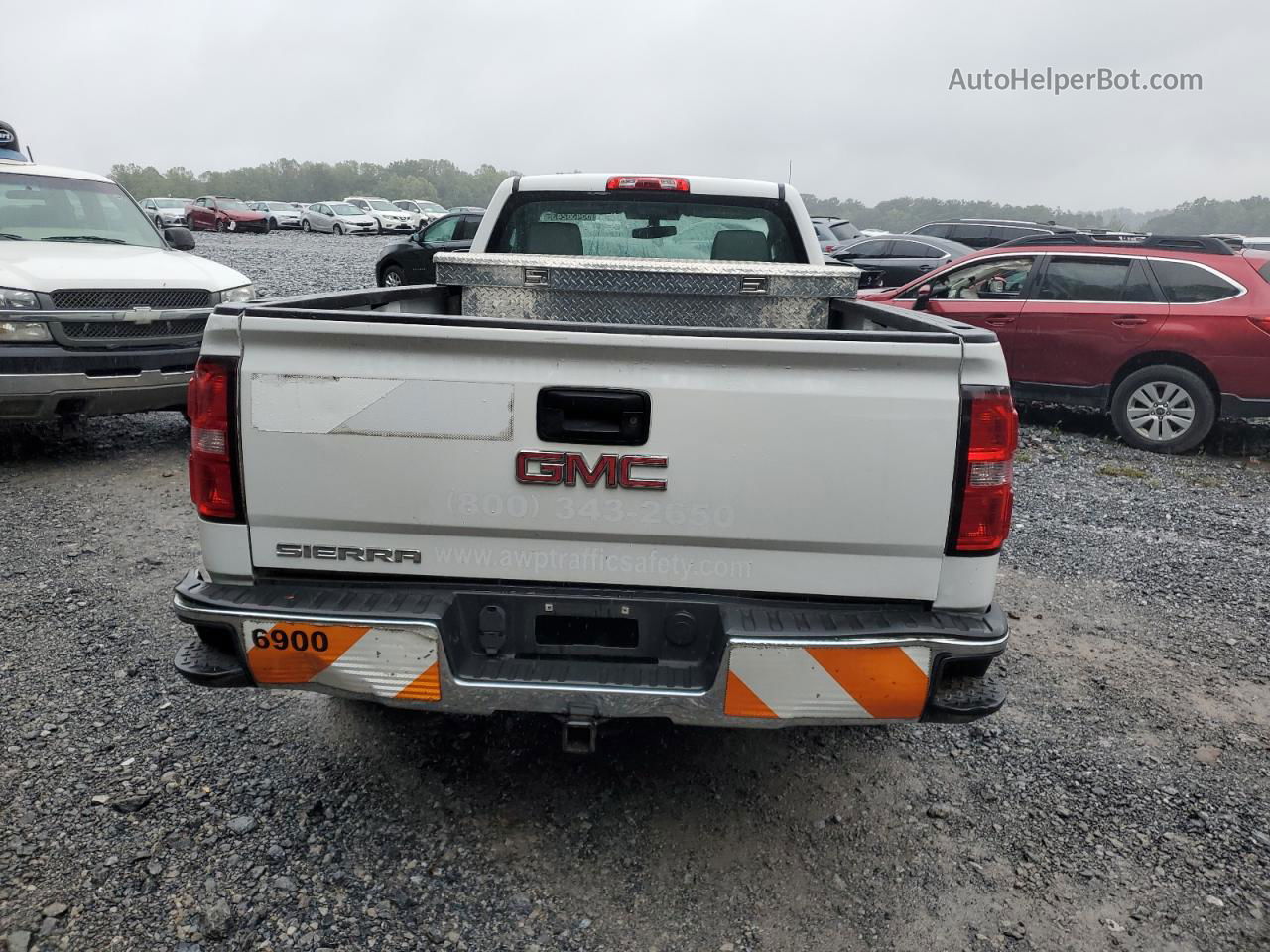 2016 Gmc Sierra C1500 White vin: 1GTN1LEH7GZ222477