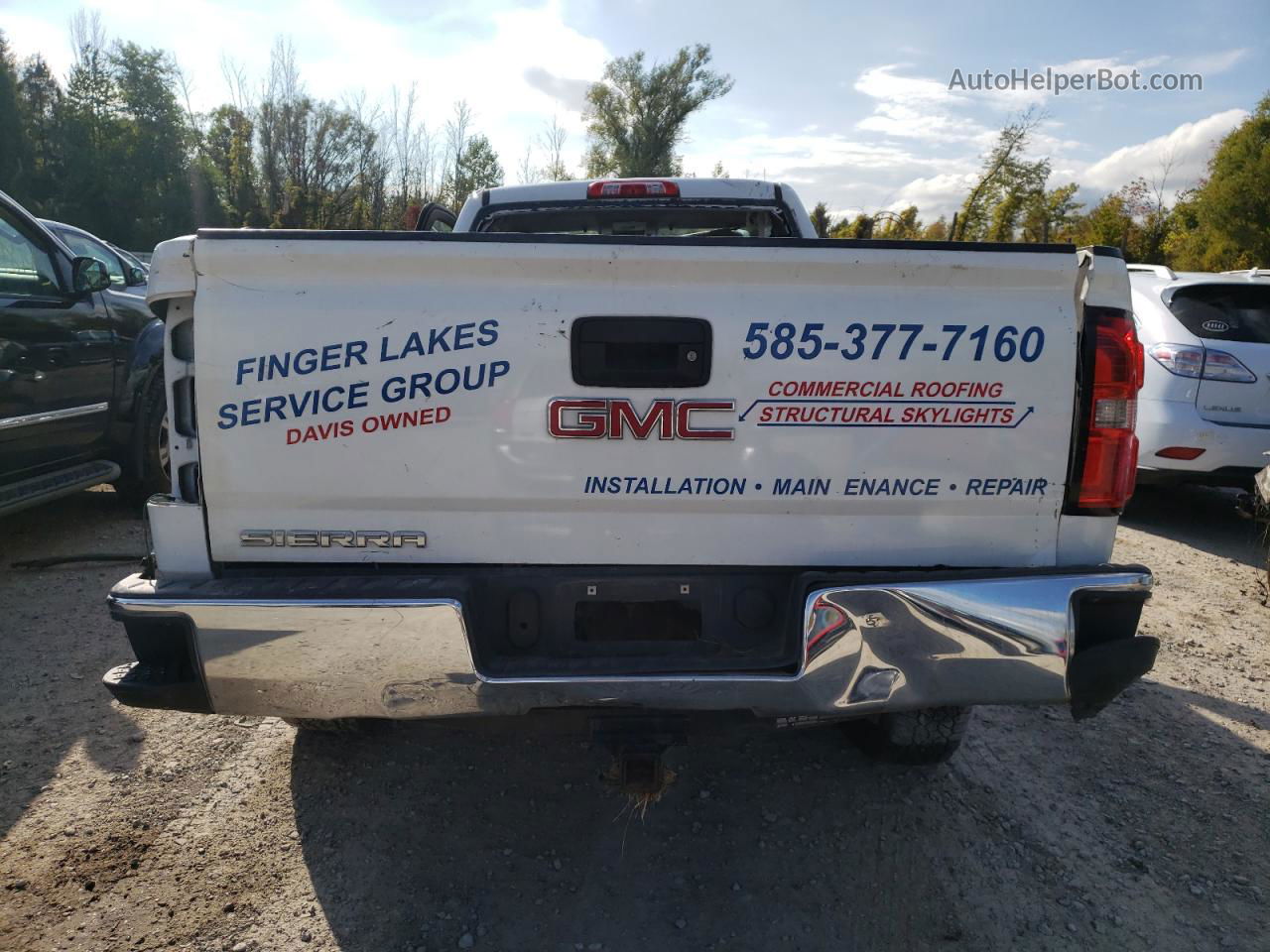 2016 Gmc Sierra C1500 White vin: 1GTN1LEH9GZ344824