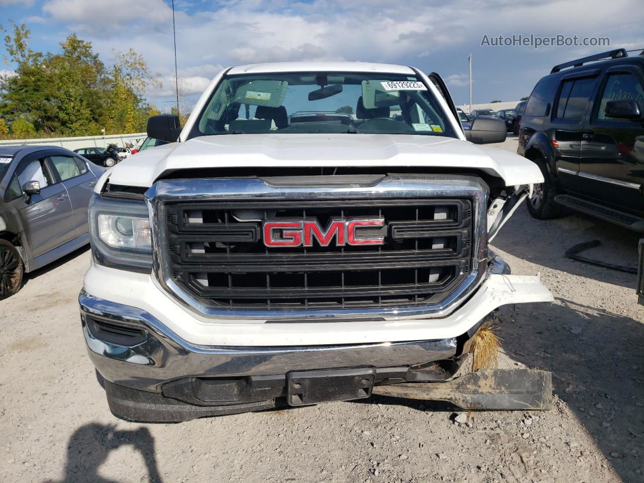 2016 Gmc Sierra C1500 White vin: 1GTN1LEH9GZ344824