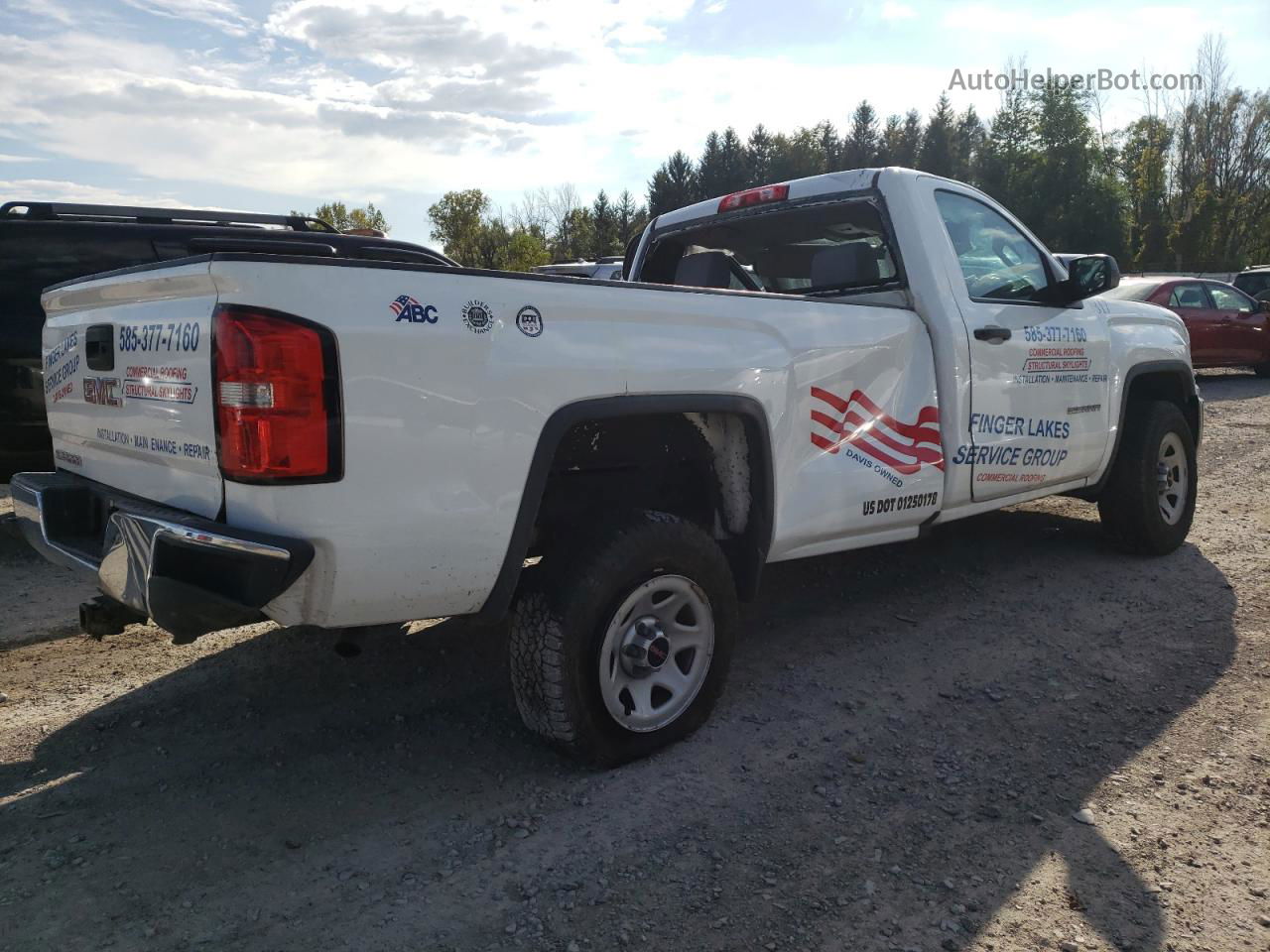 2016 Gmc Sierra C1500 White vin: 1GTN1LEH9GZ344824