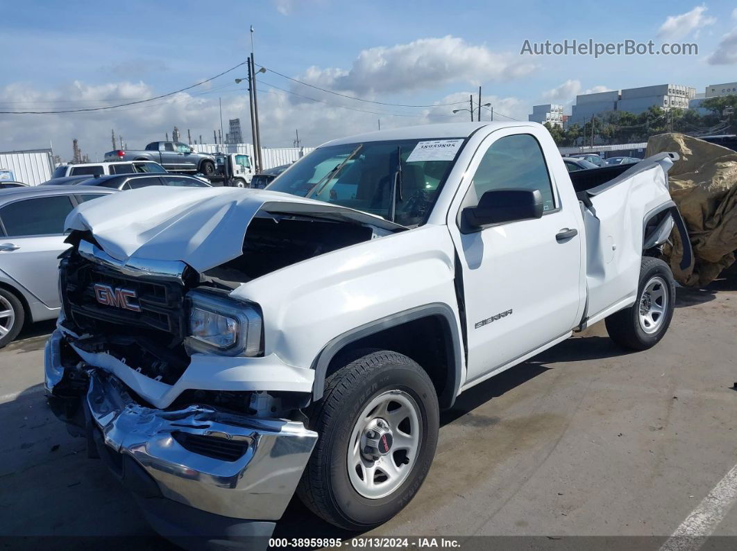 2016 Gmc Sierra 1500   White vin: 1GTN1LEHXGZ368033