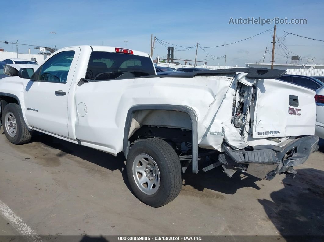 2016 Gmc Sierra 1500   White vin: 1GTN1LEHXGZ368033