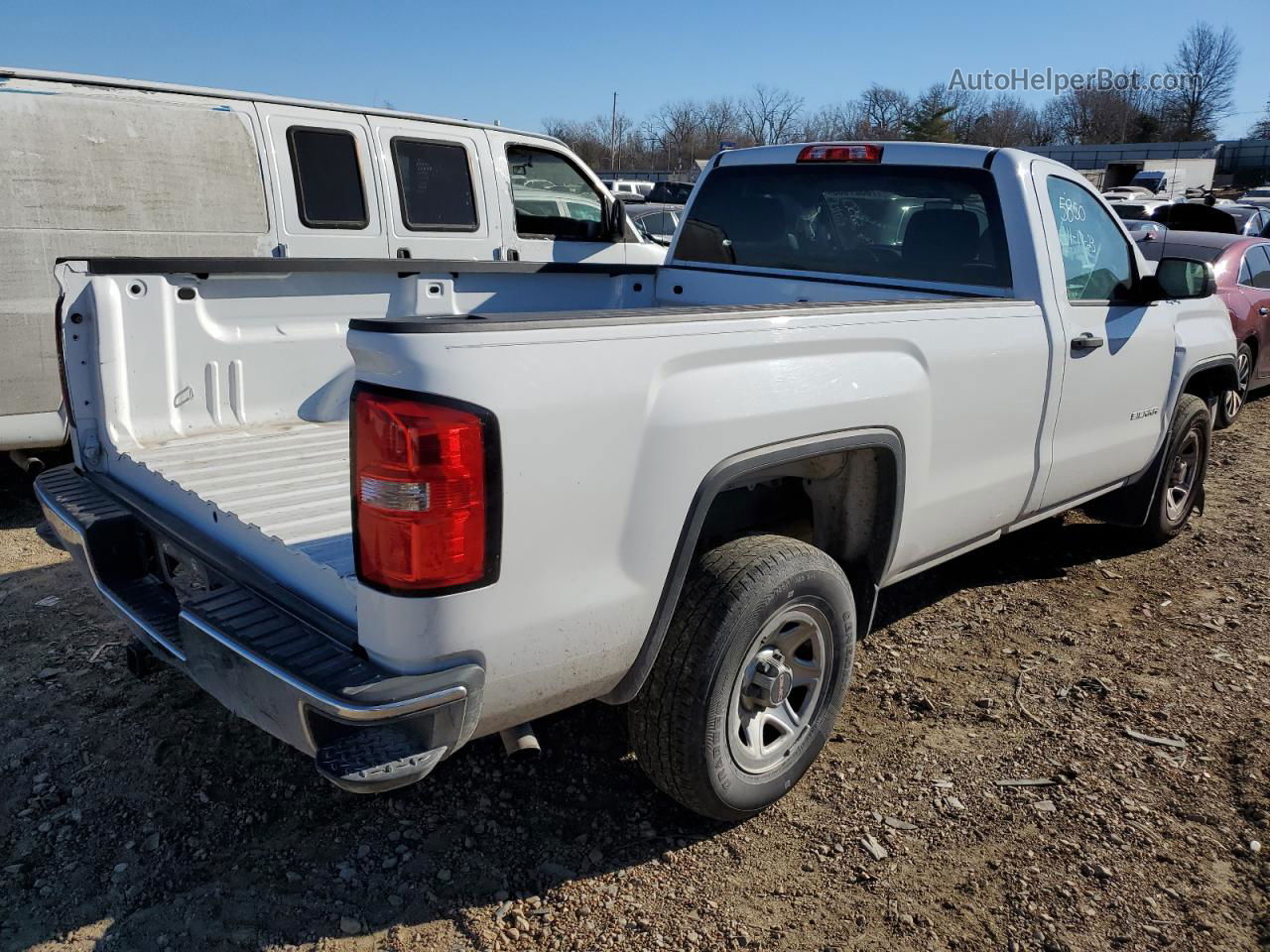 2016 Gmc Sierra K1500 White vin: 1GTN2LEC9GZ288644