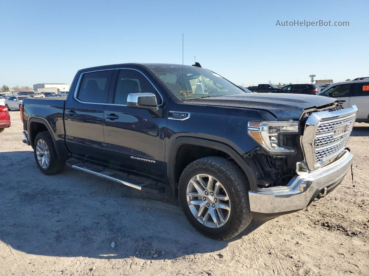 2020 Gmc Sierra C1500 Sle Blue vin: 1GTP8BEDXLZ127272