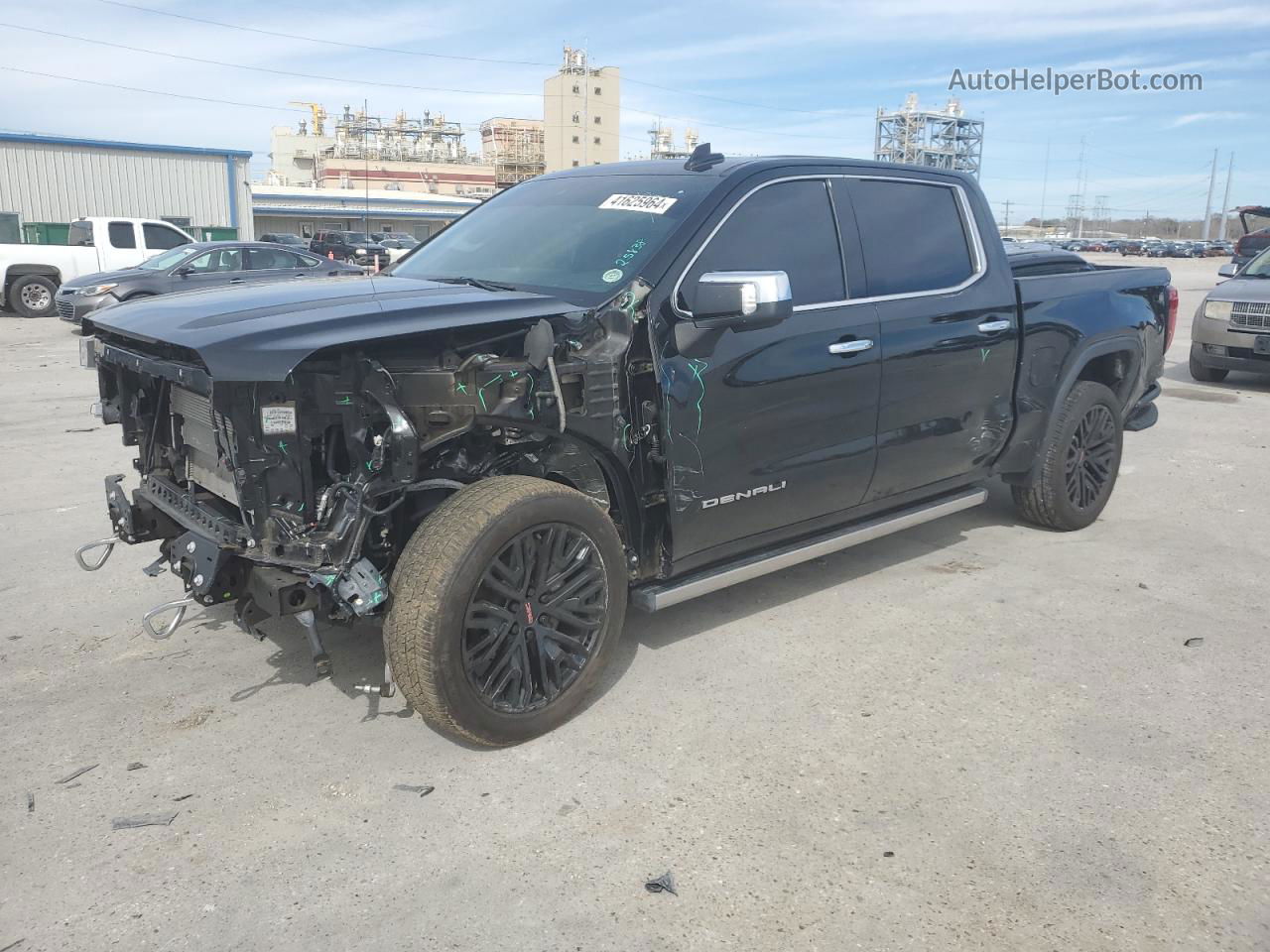 2020 Gmc Sierra C1500 Denali Black vin: 1GTP8FED1LZ196472