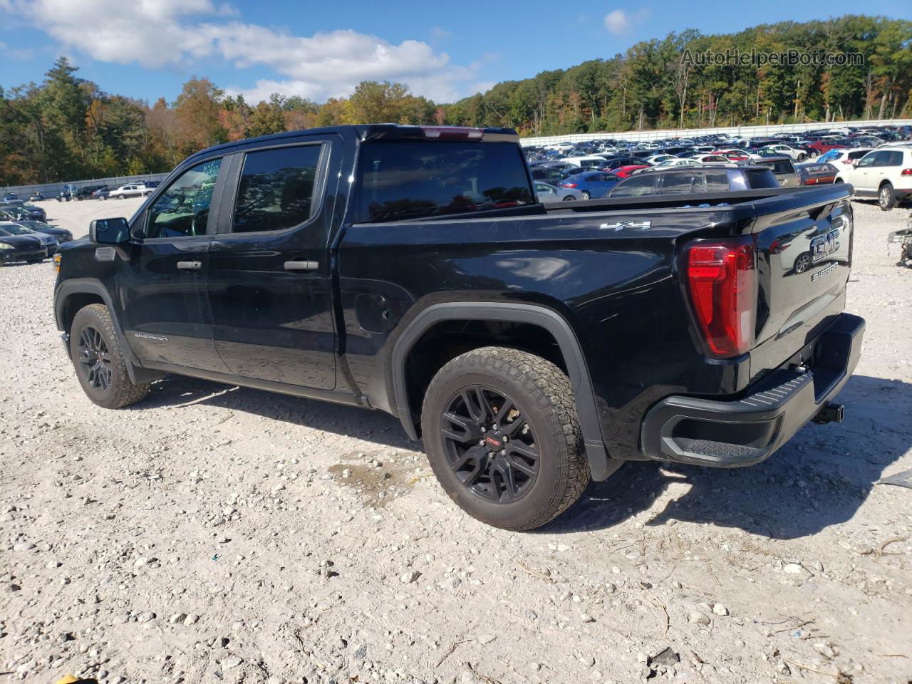 2020 Gmc Sierra K1500 Black vin: 1GTP9AEK0LZ272911