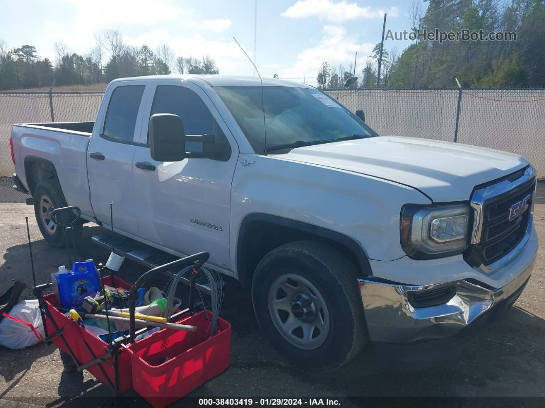 2016 Gmc Sierra 1500   White vin: 1GTR1LEH3GZ170489