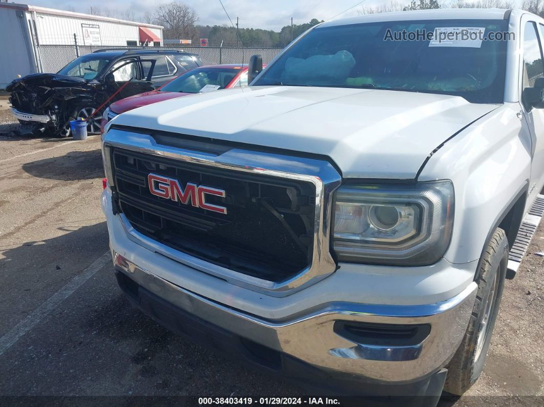 2016 Gmc Sierra 1500   White vin: 1GTR1LEH3GZ170489