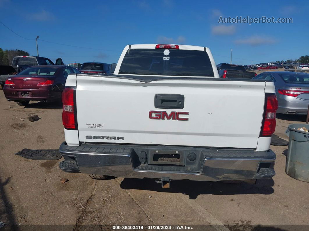 2016 Gmc Sierra 1500   White vin: 1GTR1LEH3GZ170489