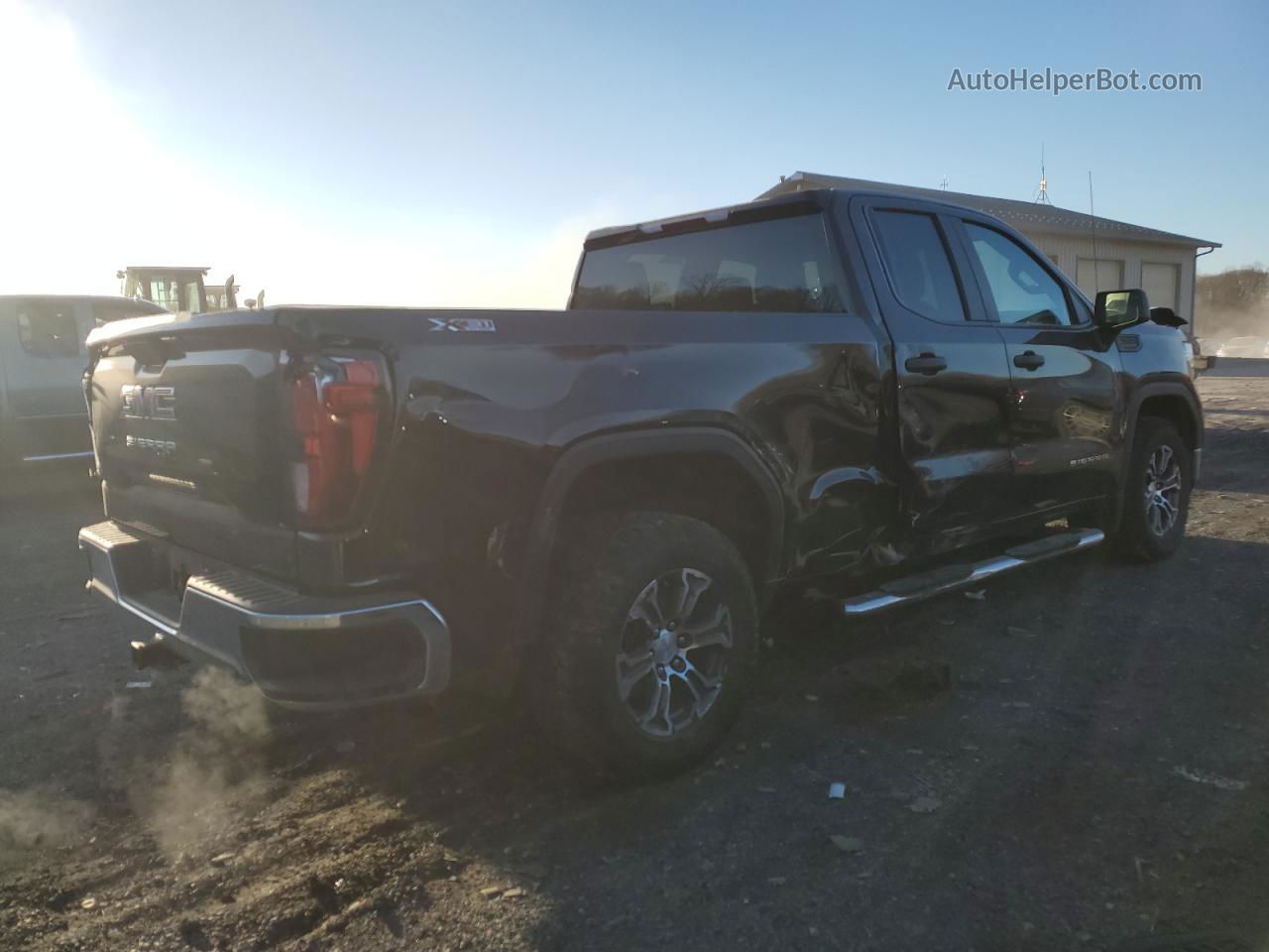 2020 Gmc Sierra K1500 Black vin: 1GTR9AEF6LZ195599