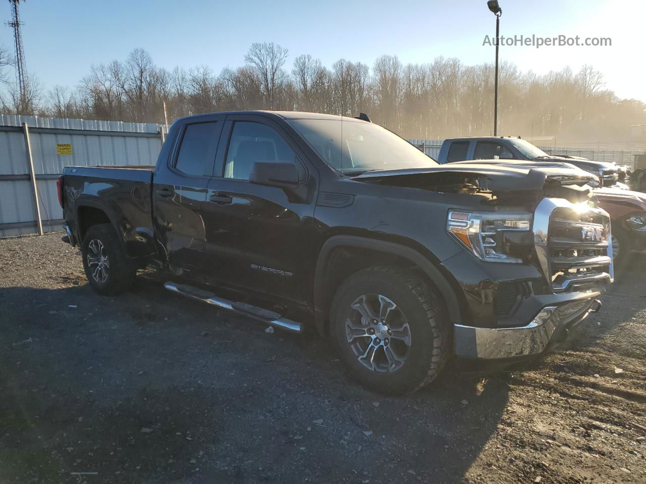 2020 Gmc Sierra K1500 Black vin: 1GTR9AEF6LZ195599