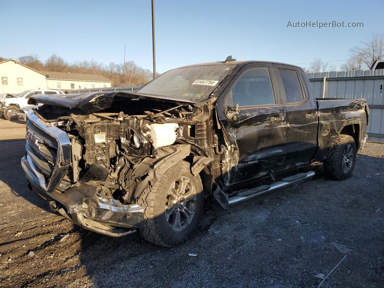 2020 Gmc Sierra K1500 Black vin: 1GTR9AEF6LZ195599