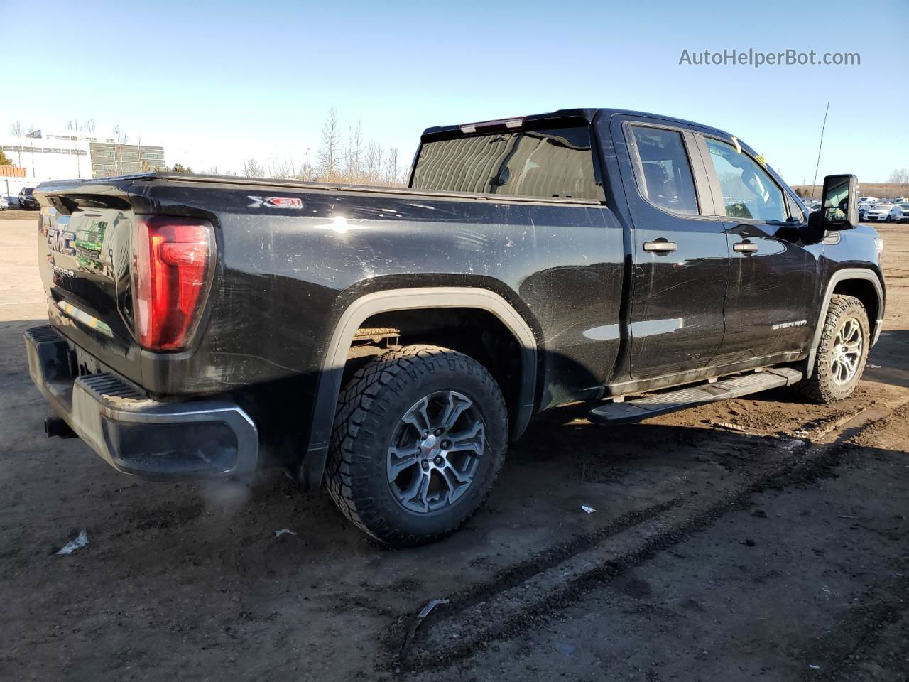 2020 Gmc Sierra K1500 Black vin: 1GTR9AEF8LZ270271