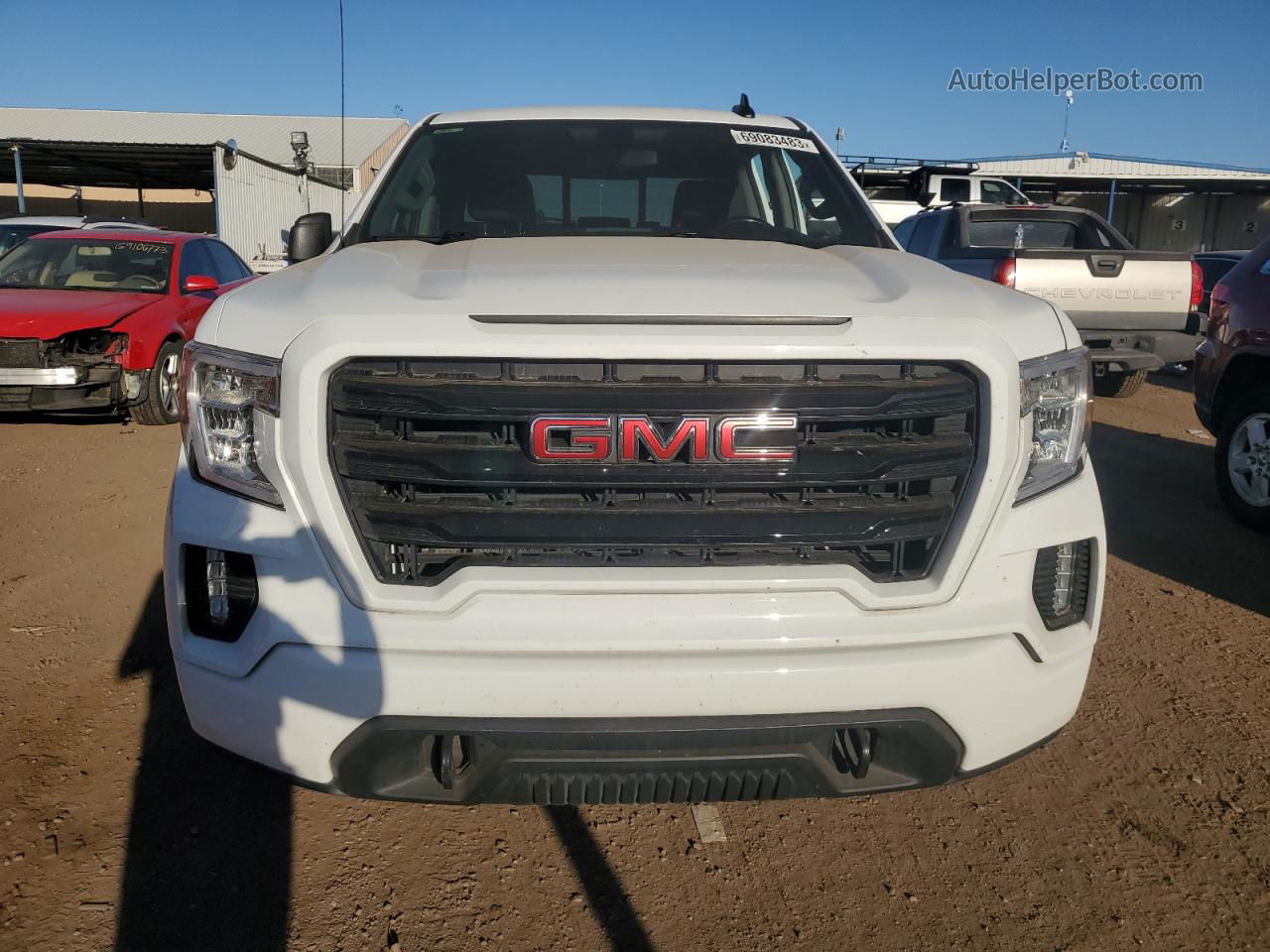 2020 Gmc Sierra K1500 Elevation White vin: 1GTR9CED4LZ111368