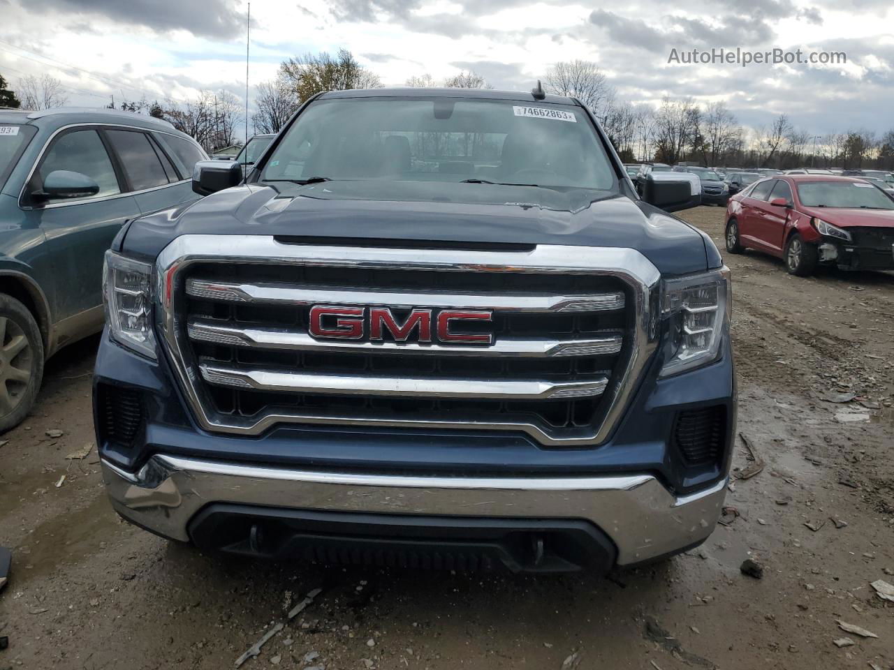 2020 Gmc Sierra K1500 Sle Blue vin: 1GTU9BED7LZ169575