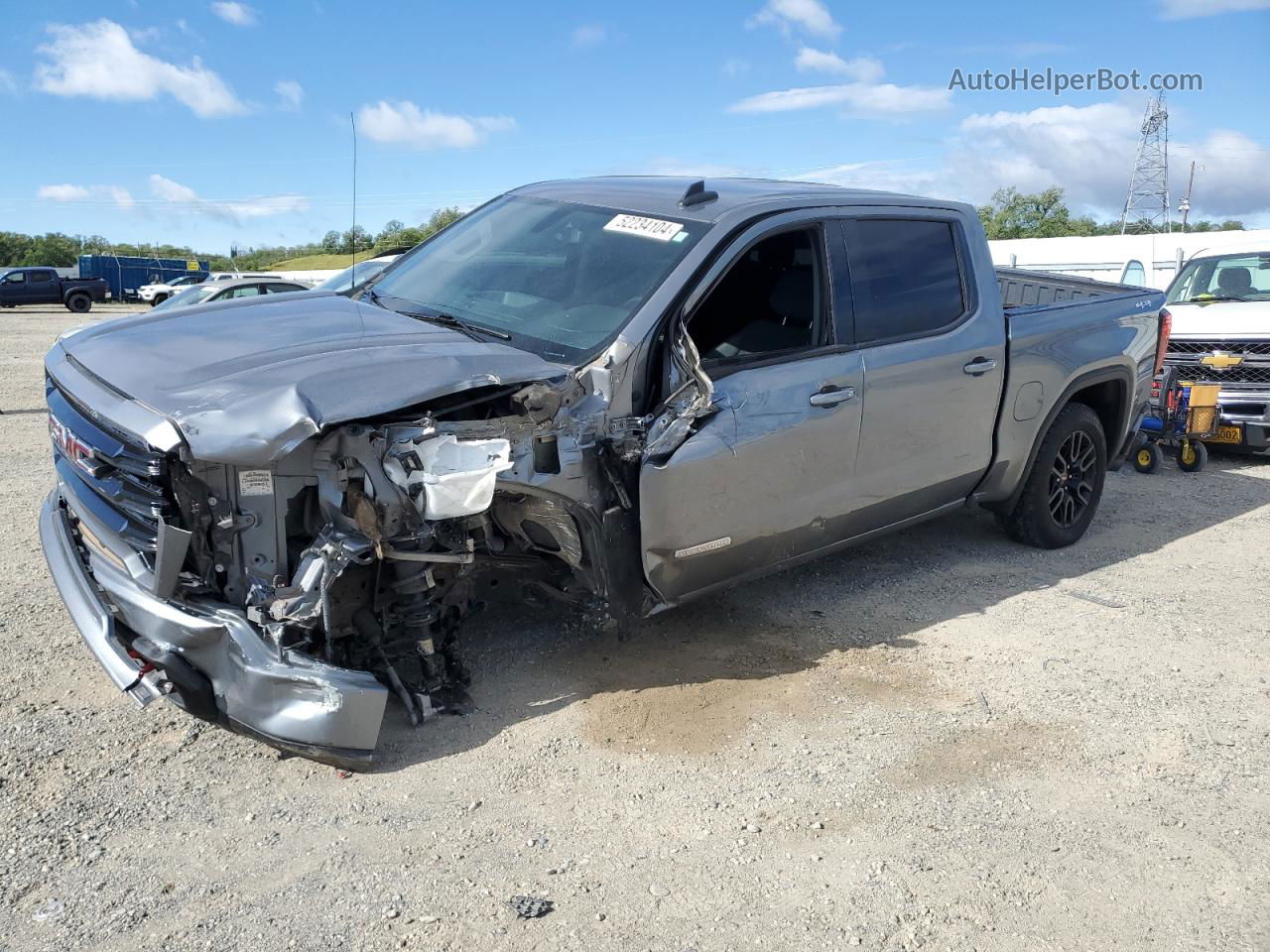 2020 Gmc Sierra K1500 Elevation Gray vin: 1GTU9CED8LZ324401