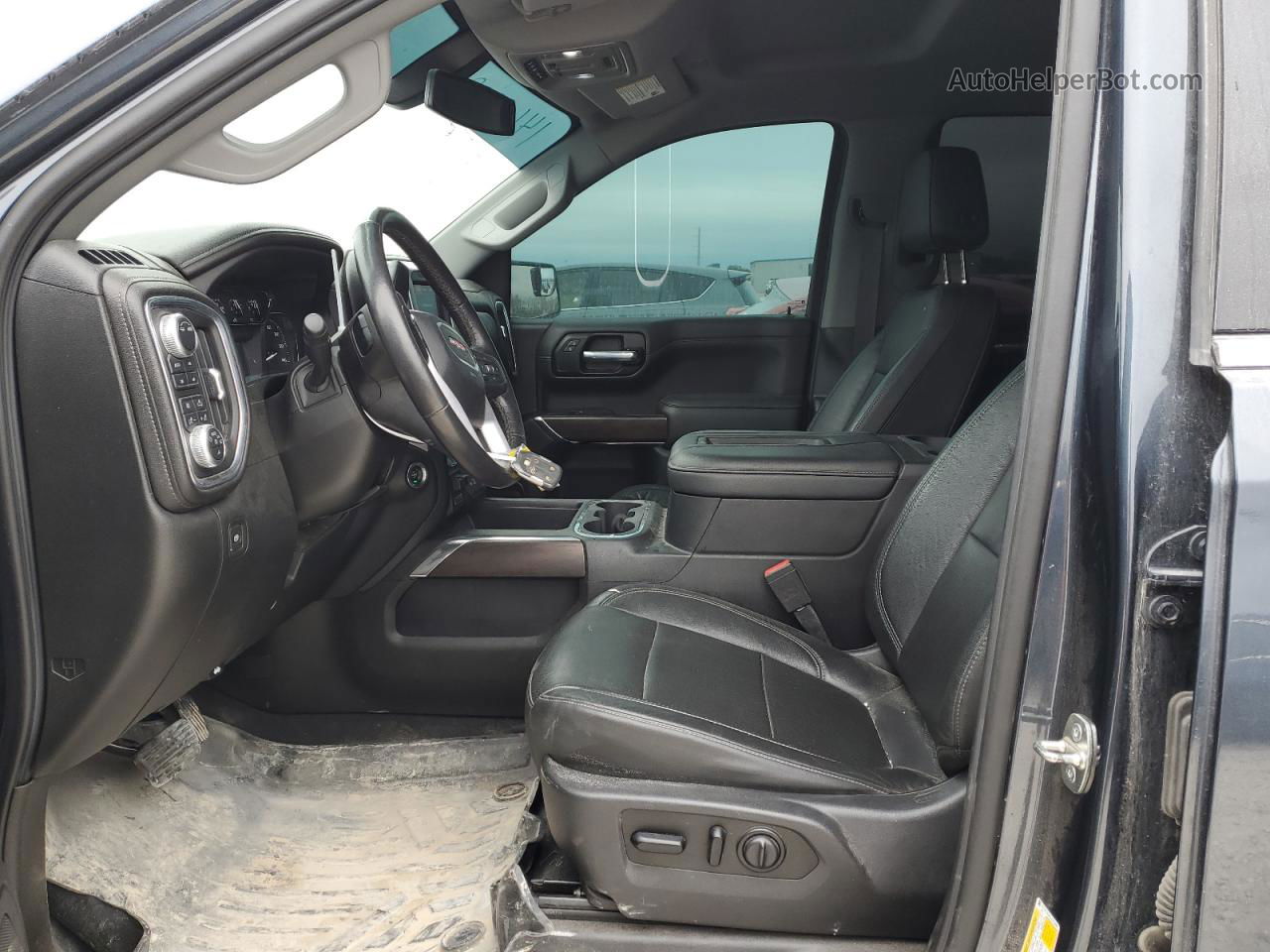 2020 Gmc Sierra K1500 Slt Charcoal vin: 1GTU9DEDXLZ351895