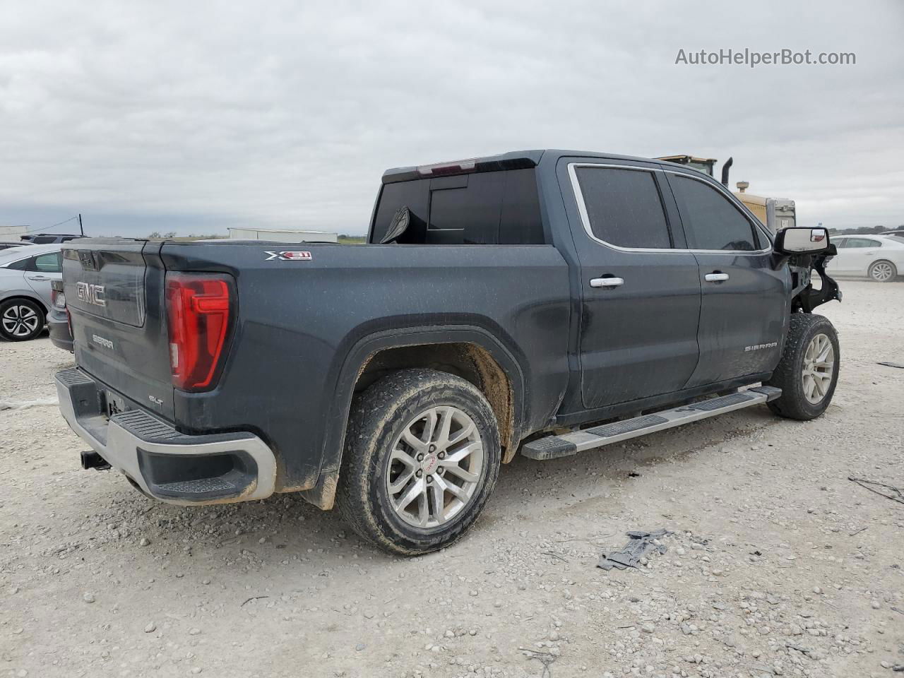 2020 Gmc Sierra K1500 Slt Charcoal vin: 1GTU9DEDXLZ351895