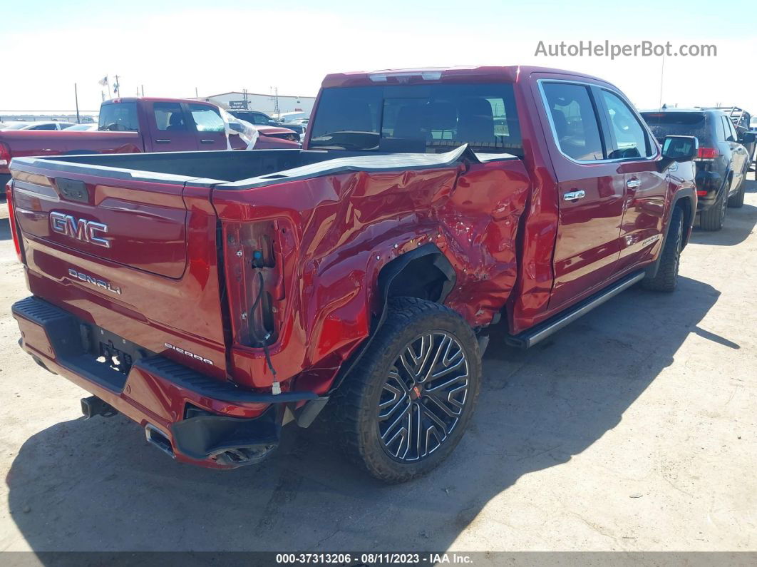 2020 Gmc Sierra 1500 4wd  Short Box Denali Red vin: 1GTU9FEL4LZ105220