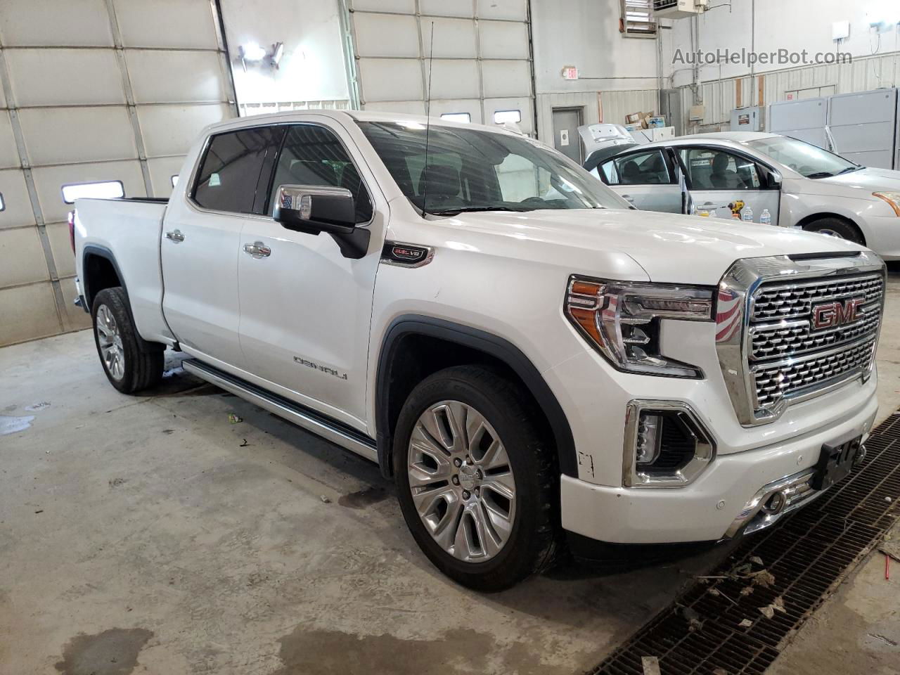 2020 Gmc Sierra K1500 Denali White vin: 1GTU9FEL8LZ237879