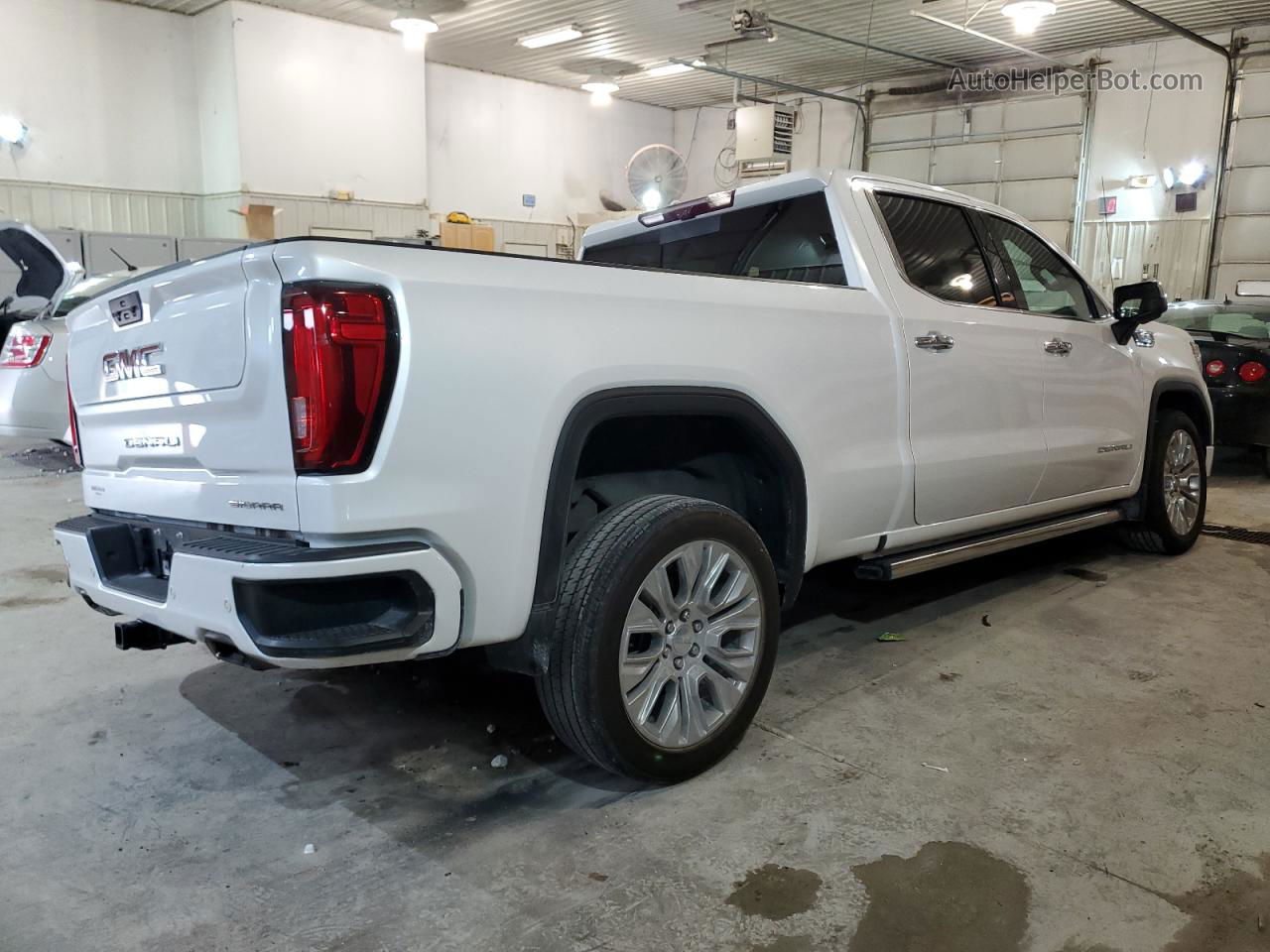 2020 Gmc Sierra K1500 Denali White vin: 1GTU9FEL8LZ237879