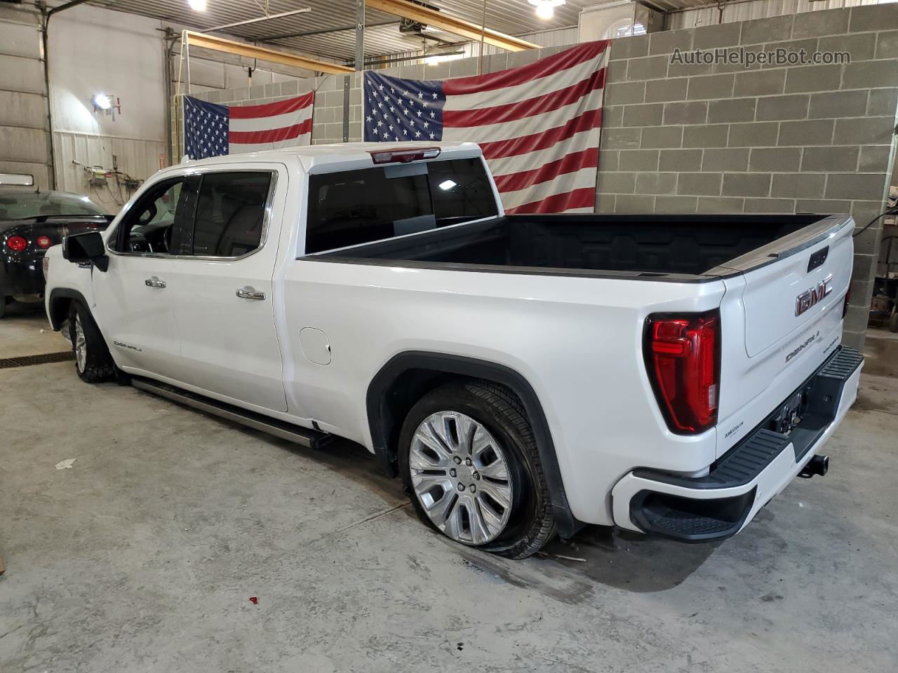 2020 Gmc Sierra K1500 Denali White vin: 1GTU9FEL8LZ237879