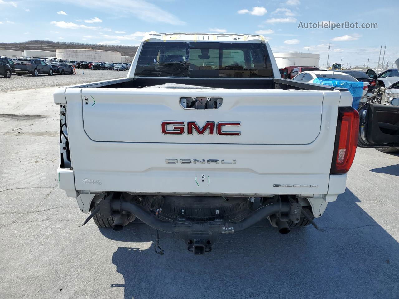 2020 Gmc Sierra K1500 Denali White vin: 1GTU9FEL9LZ145602