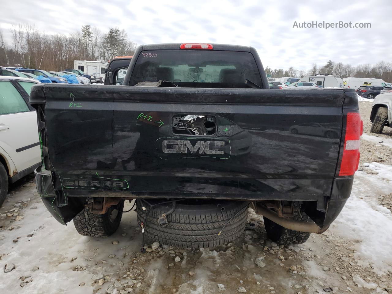 2016 Gmc Sierra K1500 Black vin: 1GTV2LEC0GZ214562