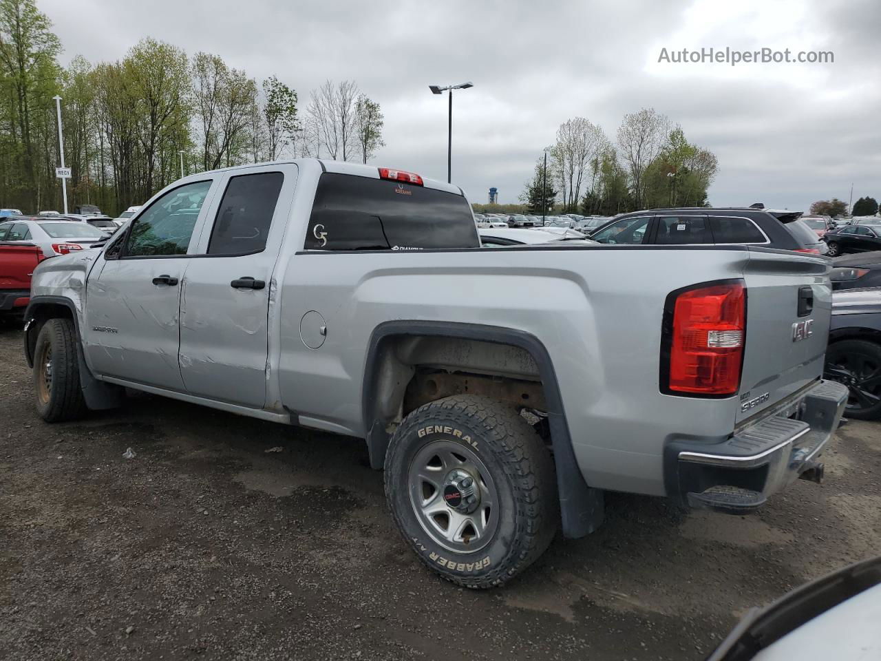 2016 Gmc Sierra K1500 Silver vin: 1GTV2LEC1GZ405276