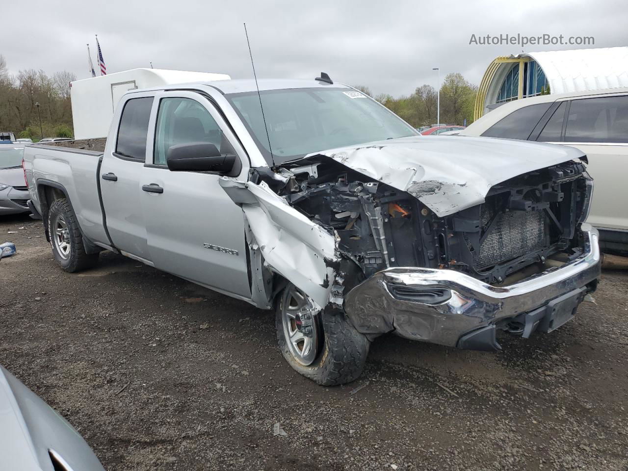 2016 Gmc Sierra K1500 Silver vin: 1GTV2LEC1GZ405276