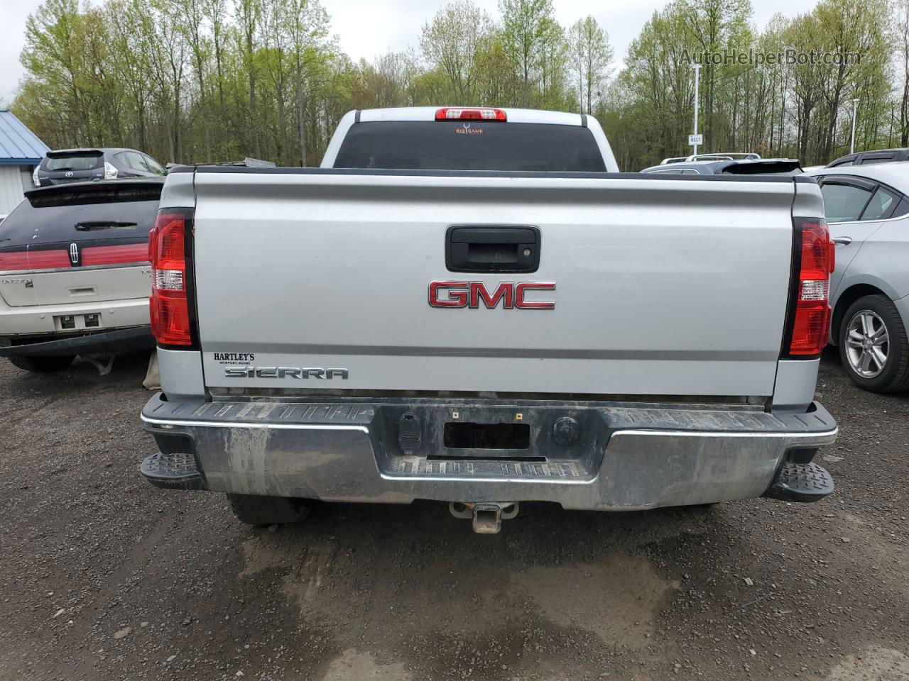 2016 Gmc Sierra K1500 Silver vin: 1GTV2LEC1GZ405276