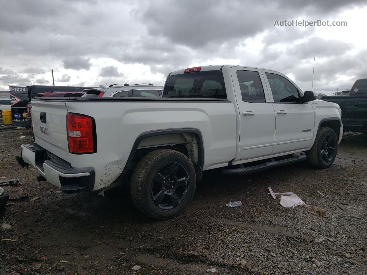 2016 Gmc Sierra K1500 White vin: 1GTV2LEC6GZ335211